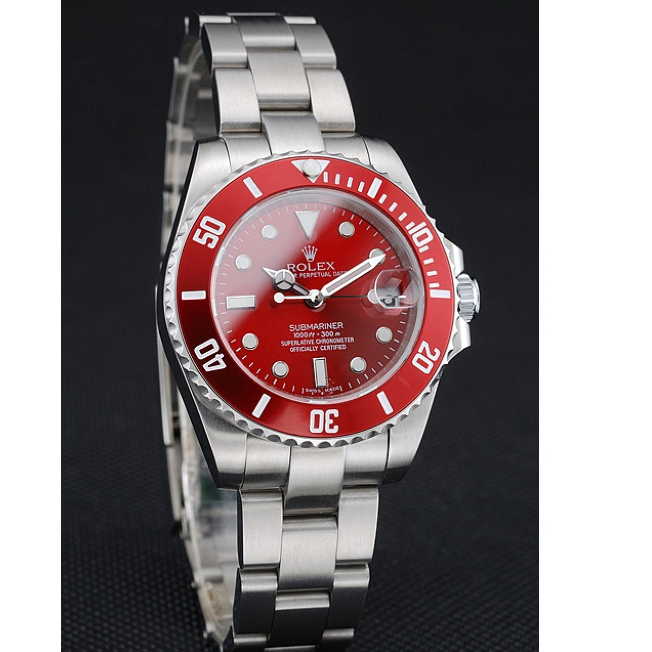 AAA replica watch Red Submariner Bracelet 1454154 Stainless Rolex Steel Dial 1029